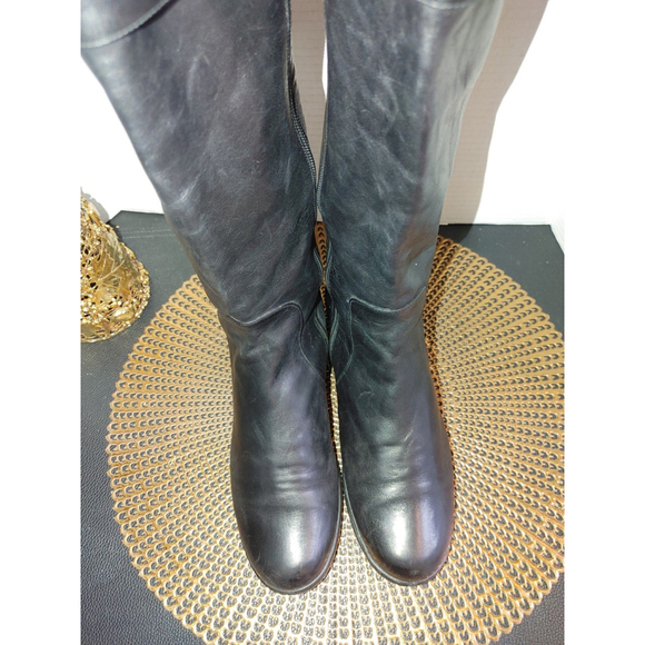 Stuart Weitzman Leather Boots Size 8.5M - Picture 4 of 6